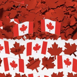 Canada Day Glittering Table Confetti BAG